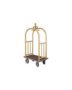 Glaro 8840 Signature Collection Bellman Cart with 4 Wheels - 41.5" L x 25" W x 78" H - Your choice of color