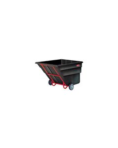 Rubbermaid 1025 Tilt Truck, Standard Duty (Rotational Molded) - 80.5" L x 43" W x 49.5" H - 1 1/2 cu yd - 1200 lb. capacity