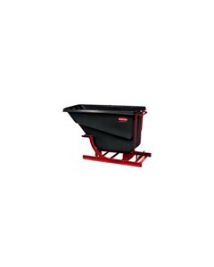 Rubbermaid 1054 Self-Dumping Hopper - 55" L x 26.25" W x 40 " H - 1/2 cu yd - 750 lb. capacity