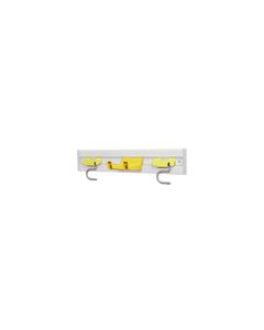 Rubbermaid 1994 Value Kit (2 S-Hooks/1 Double Hook) - 3" L x 3.25" W x 4.25" H