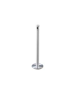 Glaro 2403SA Value-Max Free Standing Smokers Pole - 3" Dia. x 43.5" H - Satin Aluminum