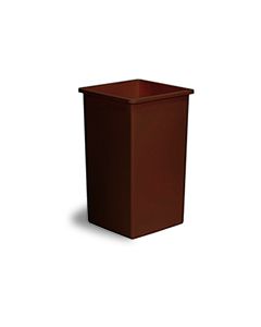 Continental 25 Gallon Swingline Square Trash Can