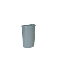 Rubbermaid 3520 Untouchable Half Round Container - 21 U.S. Gallon Capacity