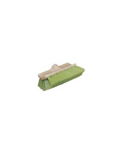 Flo-Thru Dual Surface Wash Brush with Nylex Bristles 10" - Green