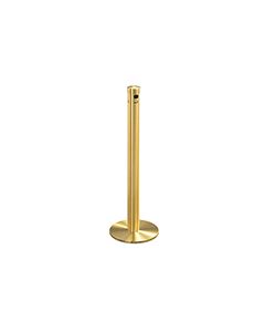 Glaro 4403BE Deluxe Free Standing Smokers Pole - 3.5" Dia. x 42" H - Satin Brass