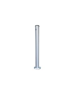 Glaro 4404SA Deluxe In-Ground Mount Smokers Pole - 3.5" Dia. x 42" H - Satin Aluminum