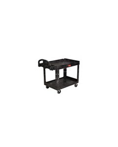 Rubbermaid 4520-88 2 Shelf Utility Cart - 45.25" L x 25.88" W x 33.25" H - 500 lb capacity