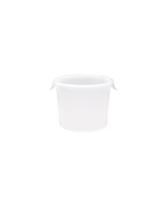 Rubbermaid 5723 Round Storage Container - 10" Dia. x 7.63" H - 6 qt. capacity - White