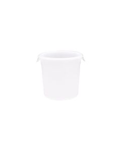 Rubbermaid 5724 Round Storage Container - 10" Dia. x 10.63" H - 8 qt. capacity - White