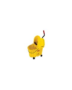 Rubbermaid 7577-88 WaveBrake Mop Bucket & Down Press Wringer Combo