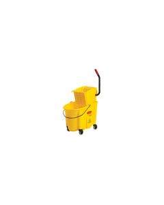 Rubbermaid 7580-88 WaveBrake Mop Bucket & Side Press Wringer Combo