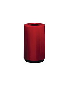 Witt Industries 7C-1830T One-Piece Round Open Top Fiberglass Waste Receptacle - 21 Gallon Capacity - 18" Dia. x 30" H