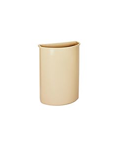 Continental 8321 - 21 Gallon Half Round Wall Hugger Trash Can