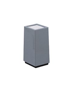 Witt Industries 8S-1020A Square Fiberglass Sand Top Ash Urn - 10" sq. x 20" H