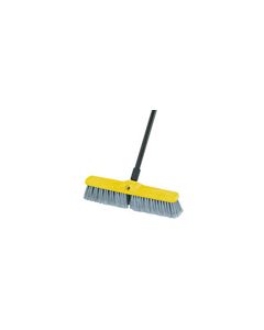 Rubbermaid 9B00 Plastic Foam Block, Fine Floor Sweep, Flagged Polypropylene Fill - 18" in Length - 2 7/8" Trim