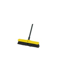 Rubbermaid 9B01 Plastic Foam Block, Fine Floor Sweep, Tampico Fill with Horsehair Border - 18" in Length - 2 7/8" Trim