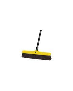 Rubbermaid 9B15 Plastic Foam Block, Heavy-Duty Floor Sweep, Coarse Polypropylene and Polystyrene Fill - 18" in Length - 2 7/8" Trim