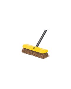 Rubbermaid 9B34 Deck Brush, Plastic Block, Palmyra Fill - 10" in Length - 2" Trim Length