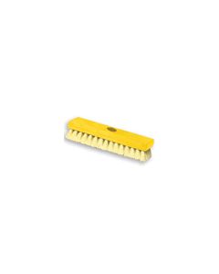 Rubbermaid 9B36 Deck Brush, Plastic Block, Polypropylene Fill - 8" in Length - 1" Trim Length