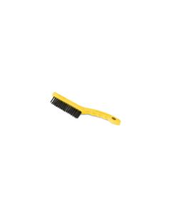 Rubbermaid 9B41 Wire Brush, Short Plastic Handle - 11" in Length - 4" x 17" Bristle Pattern