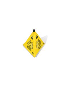 Rubbermaid 9S01 Pop-Up Safety Cone, 30" (76.2 cm) with Multi-Lingual "Caution" Imprint and Wet Floor Symbol