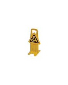 Rubbermaid 9S09-25 Stable Safety Sign with International Wet Floor Symbol