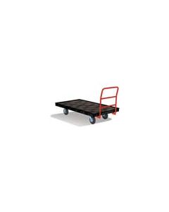 Rubbermaid 9T12 Platform Truck, Crossbar Handle, 8" Pneumatic Casters - 70" L x 40" W - 1000 lb. capacity