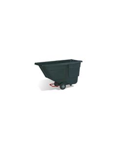 Rubbermaid 9T17 Tilt Truck (Rotational Molded) - 56.75" L x 28" W x 38.63" H - 1/2 cu yd - 300 lb. capacity