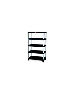 Rubbermaid 9T37 Shelving, 5-Shelf Unit - 35.13" L x 20" W x 60" H - 800 lb capacity