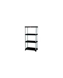 Rubbermaid 9T38 Shelving, 4-Shelf Unit - 35.13" L x 20" W x 71.38" H - 800 lb capacity