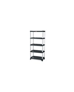 Rubbermaid 9T39 Shelving, 5-Shelf Unit - 35.13" L x 20" W x 71.38" H - 800 lb capacity