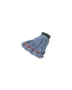 Rubbermaid A252-06 Web Foot Shrinkless Wet Mop - Medium - 5" Green Headband