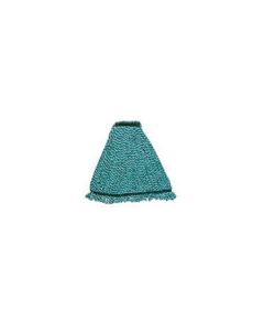 Rubbermaid A812-06 Web Foot Microfiber String Mop - 1" Headband Size - Medium - Green in Color