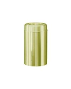 Rubbermaid / United Receptacle AOT30SB Crowne Collecton Small Open Top Trash Receptacle - 30-Gallon Capacity - 20" Dia. x 34.5" H - 12" Dia. Disposal Opening - Satin Brass