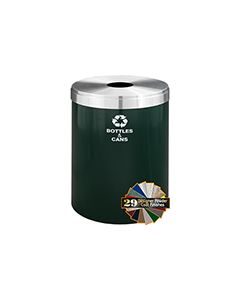 Glaro B2042 "RecyclePro Value" Receptacle with Round Opening - 41 Gallon Capacity - 20" Dia. x 30" H - Assorted Colors