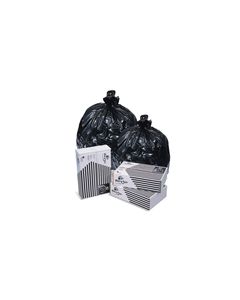 Pitt Plastics B74020K BlackStar Black Can Liners - 33 x 39 - 33 Gallon Capacity - Heavy Duty - .6 Mil - 250 per case - Flat Pack