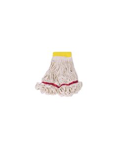 Rubbermaid C151-06 Swinger Loop Wet Mop - Small - 5" Yellow Headband