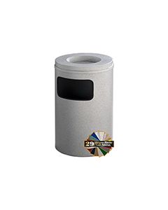 Glaro C2061 Mount Everest Sand Cover Ash/Trash Receptacle - 17 Gallon Capacity - 20" Dia. x 31" H - Matching Enamel Cover