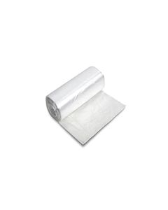 Chef Designed CL-2798 High-Density Mini-Roll Natural Can Liners - 38 x 58 - 55 Gallon Capacity - 17 Micron - 200 per case - Perforated Roll