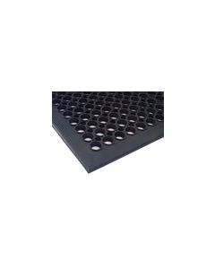 Comfort Mate 301 1/2" Indoor Anti-Fatigue Mat with Ramp Border - Black in Color