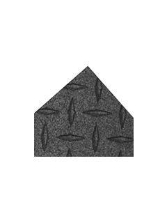 Crown Mats 720 Dura-Shock Rubber Mat - 4' x 6' - Black in Color