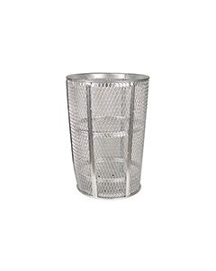 Witt Industries EXP-52-G Mesh Steel Street Basket - 48 U.S Gallon - 23" Dia. x 33" H - Galvanized