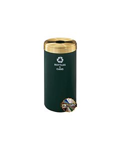 Glaro M1532 "RecyclePro 1" Receptacle with Multi-Purpose Opening - 16 Gallon Capacity - 15" Dia. x 31" H - Assorted Colors