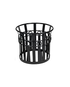 Witt Industries PL2724 Oakley Decorative Collection Planter - 27.25" Dia. x 24" H - Black, Brown or Green