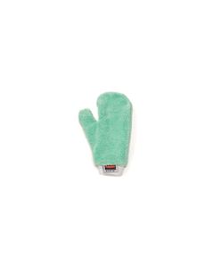 Rubbermaid Q652 HYGEN Microfiber Dusting Mitt with Thumb - 11.9" L x 9.9" W - Green in Color