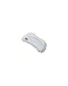 Rubbermaid Q861 HYGEN Microfiber Flexi Frame Hi Pile Refill - 8.9" L x 5.9" W x 0.9" H - White in Color