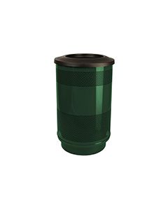 Witt Industries SC55-01 Stadium Series Waste Receptacle - 55 Gallon Capacity - 23.5" Dia. x 40" H