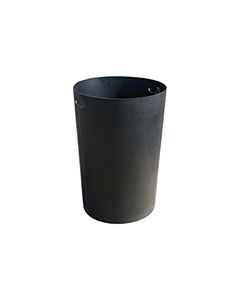 Witt Industries SMB36L Round Ridged Plastic Liner For - 36 U.S Gallon - 20.25" Dia. x 30" H - Black in Color