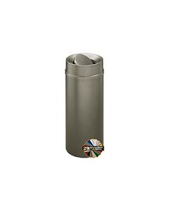 Glaro TA1251 Mount Everest Tip Action Top Receptacle - 12 Gallon Capacity - 12" Dia. x 32" H - Matching Enamel Cover