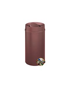 Glaro TA1551 Mount Everest Tip Action Top Receptacle - 16 Gallon Capacity - 15" Dia. x 33" H - Matching Enamel Cover